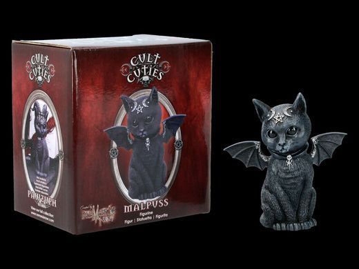 Коллекционная статуэтка "Черная кошка Мальпус" от Nemesis Now