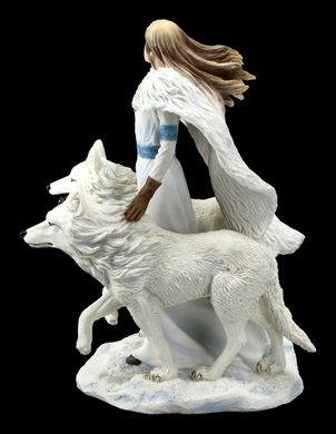Колекційна статуетка "Хранителі зими" (білі вовки) від Anne Stokes