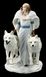 Коллекционная статуэтка "Хранители зимы" (белые волки) от Anne Stokes