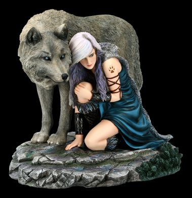 Колекційна статуетка "Захисник" (вовк) від Anne Stokes
