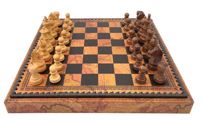 Подарочный набор Italfama "Classico" шахматы, шашки, нарды G250-76S+219MAP